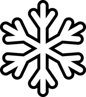 Disegno di fiocco di neve da stampare e colorare 26