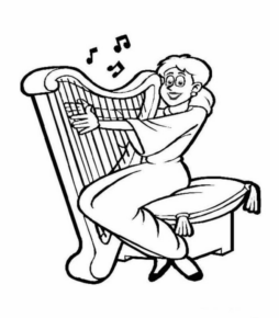 Disegno di musicista da stampare e colorare 33