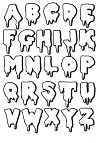 Disegno di lettera dell’alfabeto da stampare e colorare 207 Disegno di lettera dell’alfabeto da stampare e colorare 207