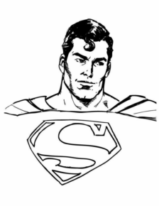 Disegno di Superman da stampare e colorare 48