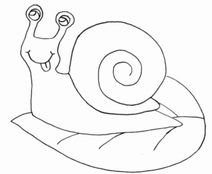 Disegno di lumaca da stampare e colorare 9