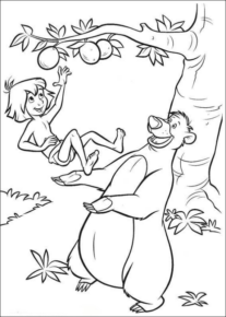 Disegno di Il libro della giungla da stampare e colorare 62 Disegno di Il libro della giungla da stampare e colorare 62