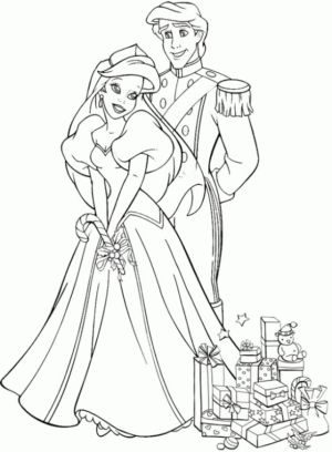 Disegno di Tutte le principesse Disney da stampare e colorare 20