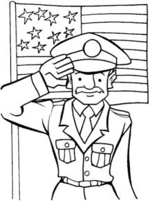 Disegno di soldato da stampare e colorare 30