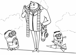 Disegno di Cattivissimo me – Minions da stampare e colorare 80 Disegno di Cattivissimo me – Minions da stampare e colorare 80