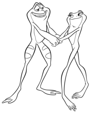 Disegno di rana da stampare e colorare 35