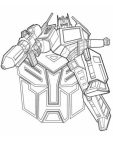 Disegno di Transformers da stampare e colorare 55