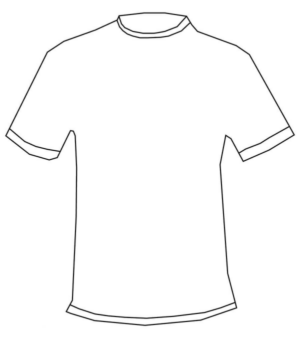 Disegno di maglietta da stampare e colorare 8