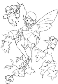 Disegno di fata da stampare e colorare 10