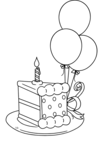 Disegno di palloncino da stampare e colorare 5