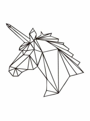 Disegno di unicorno da stampare e colorare 76