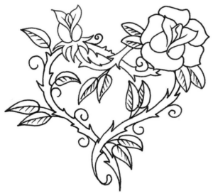 Disegno di cuore da stampare e colorare 33