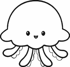 Disegno di medusa da stampare e colorare 12