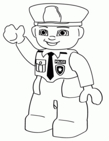 Disegno di LEGO City da stampare e colorare 1