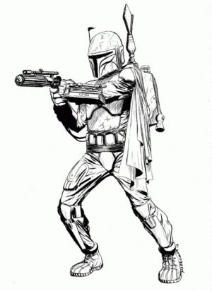 Disegno di Star Wars da stampare e colorare 23