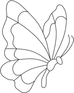 Disegno di farfalla da stampare e colorare 240