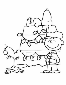 Disegno di Snoopy da stampare e colorare 50