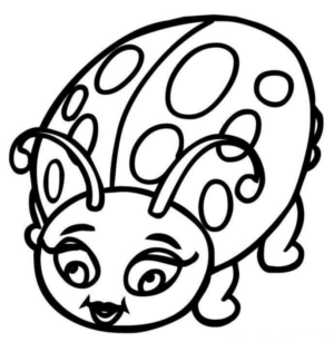 Disegno di coccinella da stampare e colorare 49