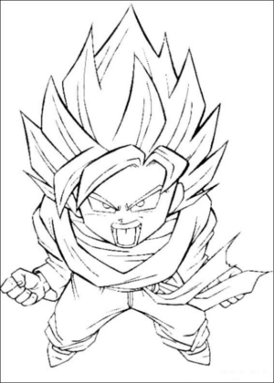 Disegno di Dragon Ball da stampare e colorare 106