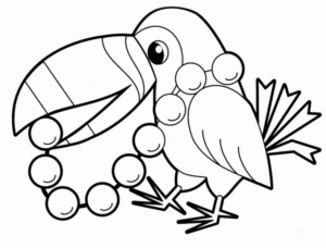 Disegno di tucano da stampare e colorare 36