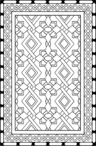 Disegno di mandala da stampare e colorare 1114