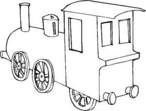 Disegno di treno da stampare e colorare 30