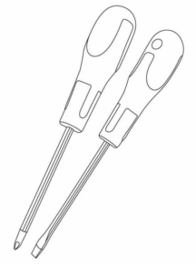Disegno di utensile da lavoro da stampare e colorare 4
