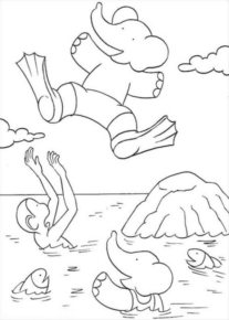 Disegno di Barbapap da stampare e colorare 8
