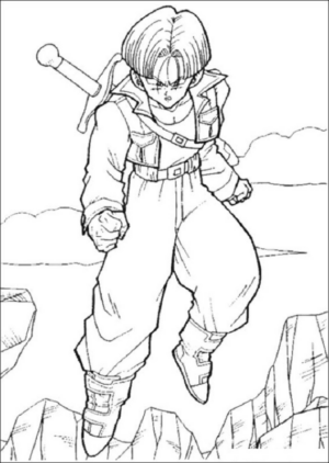 Disegno di Dragon Ball da stampare e colorare 90