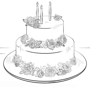 Disegno di compleanno da stampare e colorare 78