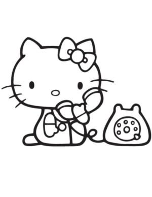 Disegno di Hello Kitty da stampare e colorare 51