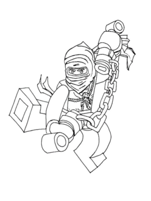 Disegno di Ninja Go da stampare e colorare 47