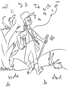 Disegno di pastore da stampare e colorare 3