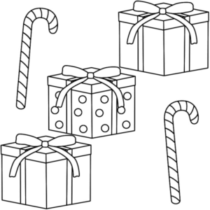 Disegno di regalo da stampare e colorare 4
