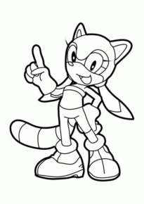 Disegno di Sonic da stampare e colorare 22