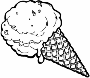Disegno di gelato da stampare e colorare 68