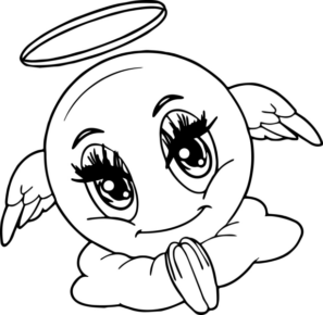 Disegno di emoji da stampare e colorare 17