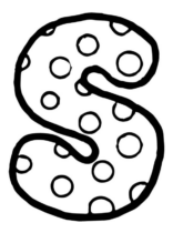 Disegni di Lettere Dell’Alfabeto da colorare