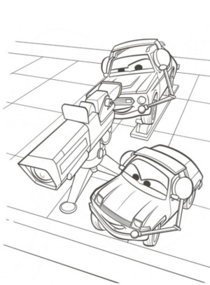 Disegno di Cars da stampare e colorare 147