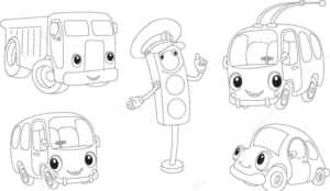 Disegno di semaforo da stampare e colorare 20