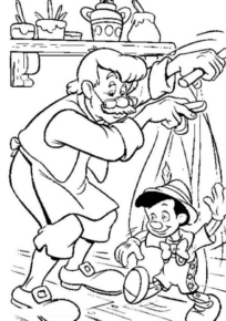 Disegno di Pinocchio da stampare e colorare