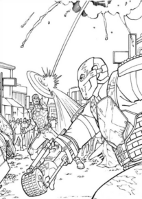 Disegno di Cable da stampare e colorare 1