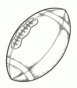 Disegno di football americano da stampare e colorare 83 Disegno di football americano da stampare e colorare 83