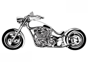 Disegno di moto da stampare e colorare 29