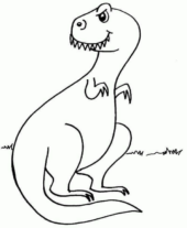 Disegni di Tirannosauri da colorare