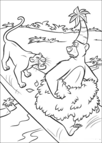 Disegno di Il libro della giungla da stampare e colorare 56