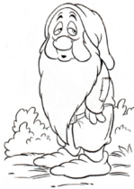 Disegni di Biancaneve e I Sette Nani da colorare