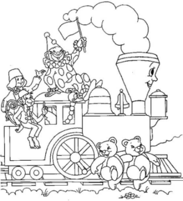 Disegno di clown da stampare e colorare 13