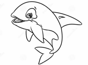 Disegno di delfino da stampare e colorare 25