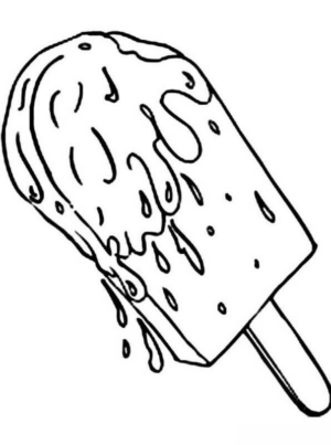 Disegno di ghiacciolo da stampare e colorare 7